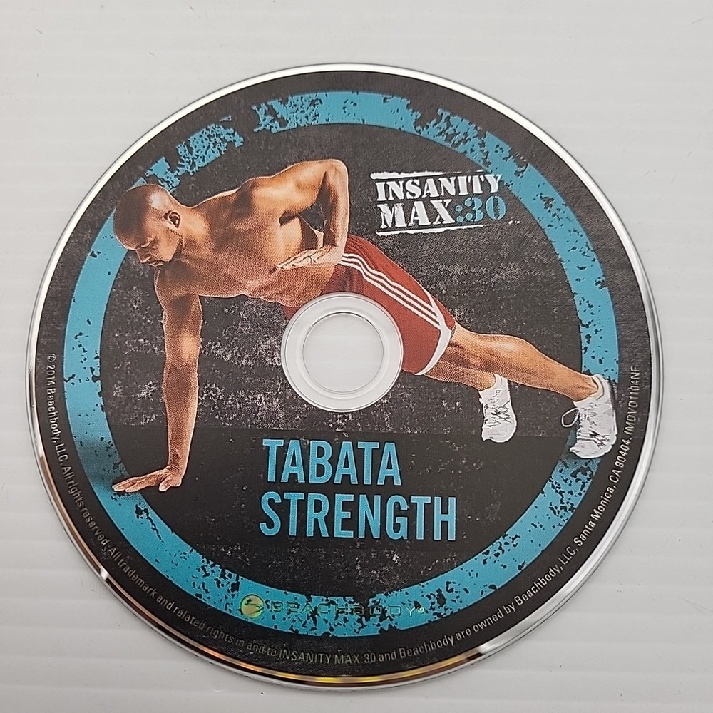 2014 Beachbody Insanity Max 30 Tabata Strength DVD Disc Exercise Replacement